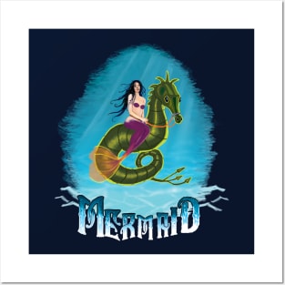 Mermaid Posters and Art